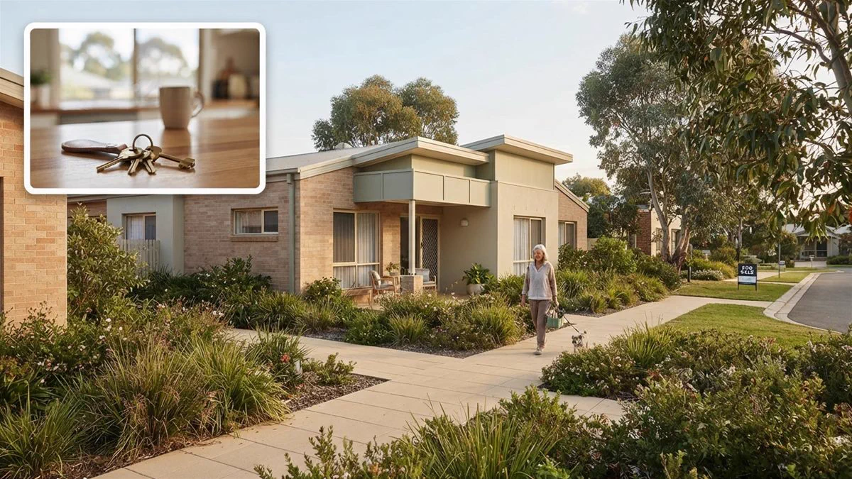 A rising property price line with the growth shaded as belonging to somebody else